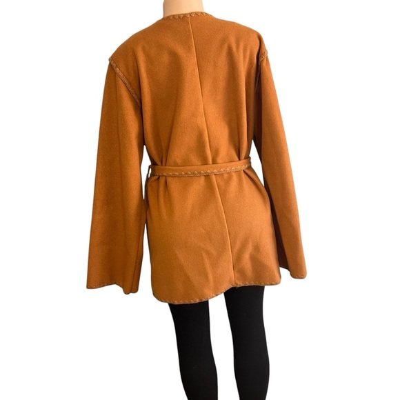 Draper James Blanket Stitch Jacket Brown - Picture 9 of 12